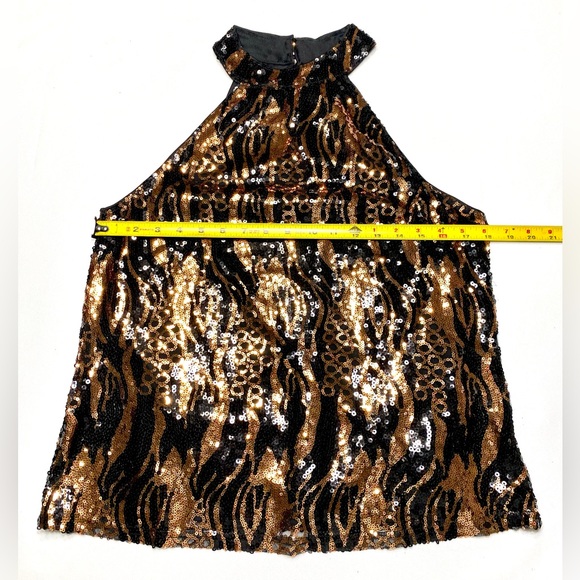 Sequinned Crop Top Sparkling Cable & Gauge - Picture 6 of 9